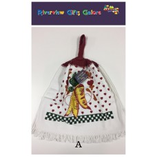 Crochet Top Hand Towel / Tea Towel - Turnips Crochet Top Hand Towel / Tea Towel - Turnips